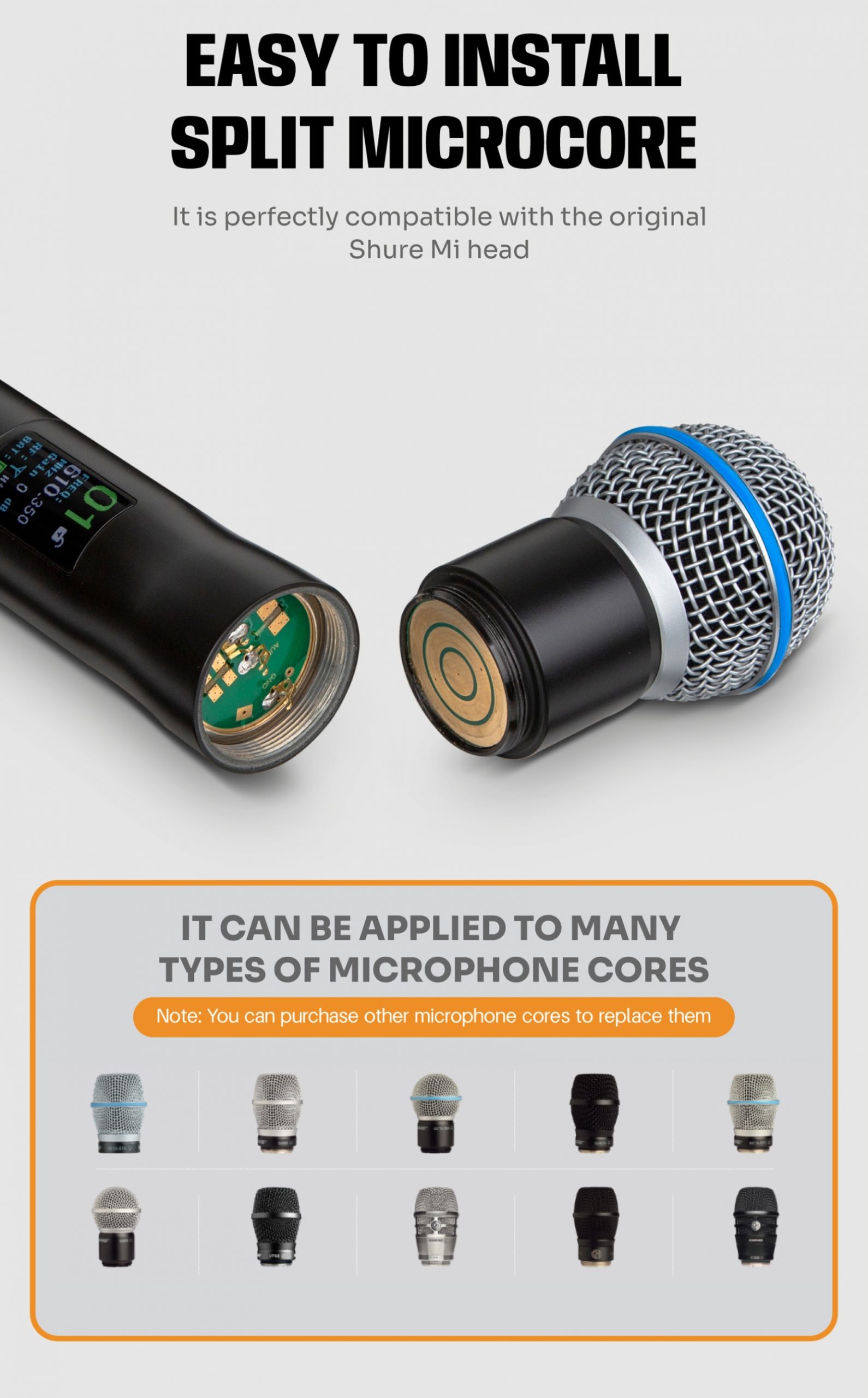 mpartner R8 wireless microphone 