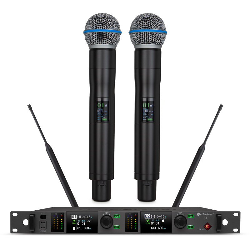 mpartner R8 UR3 wireless microphone 