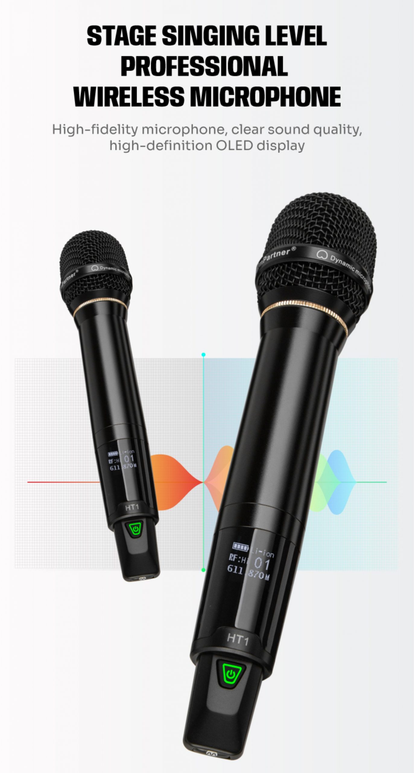 mPartner R1000 wireless microphone