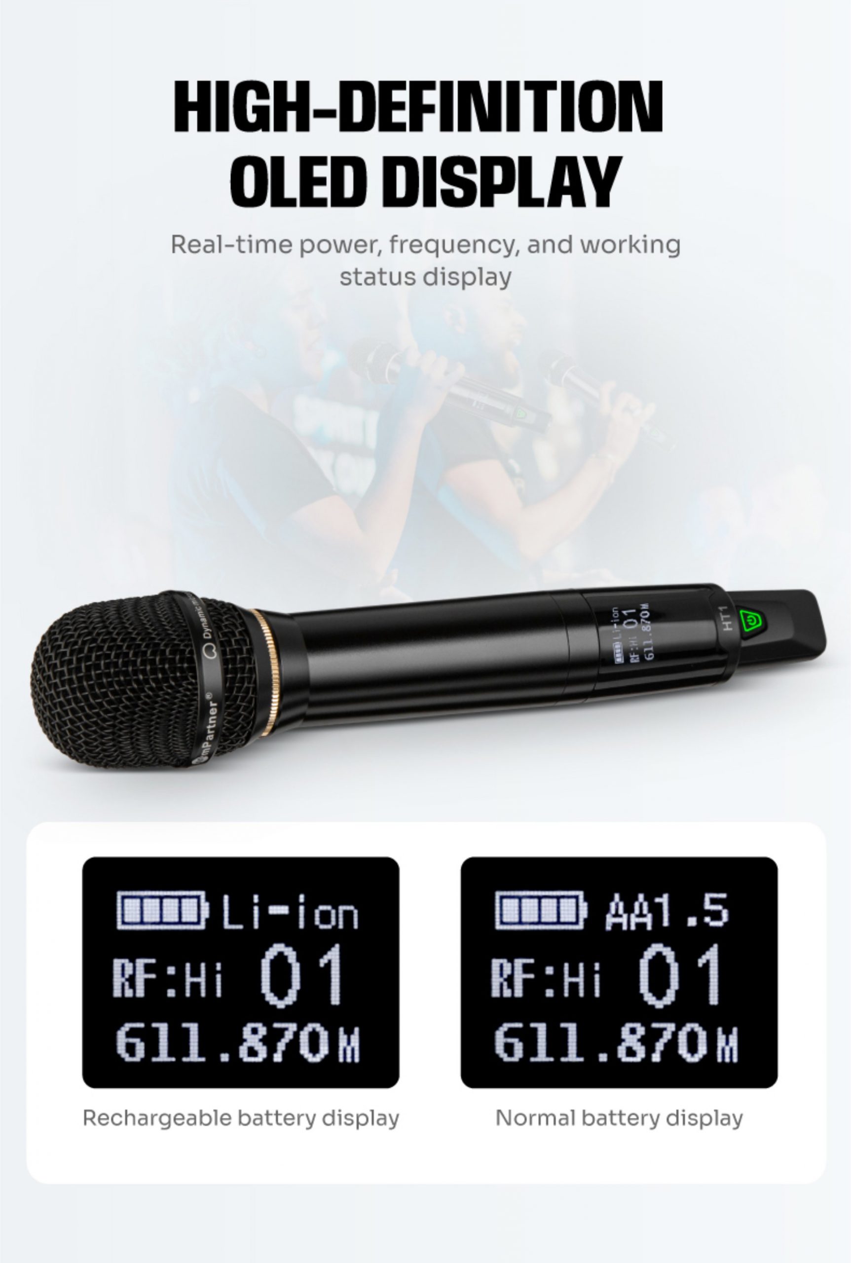 mPartner R1000 wireless microphone